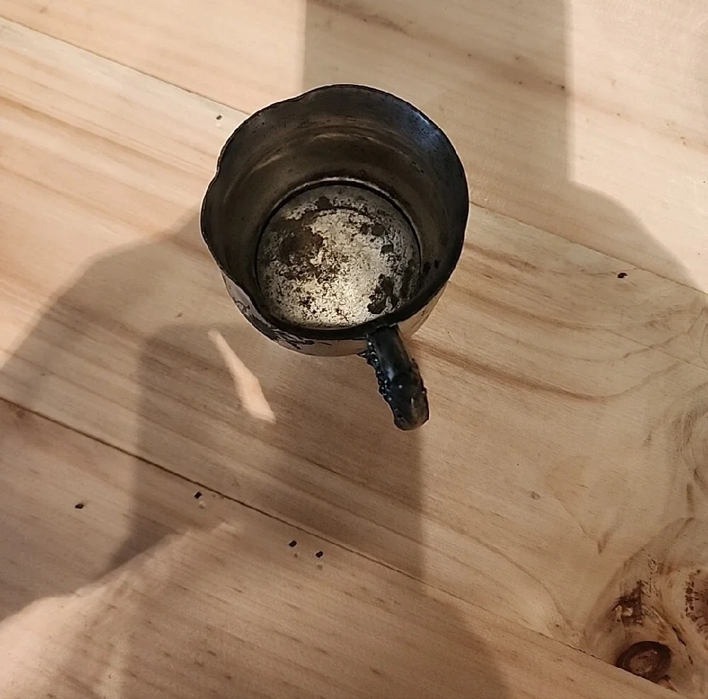 Antique Silver-plated Cup W/ Scalloped Edge